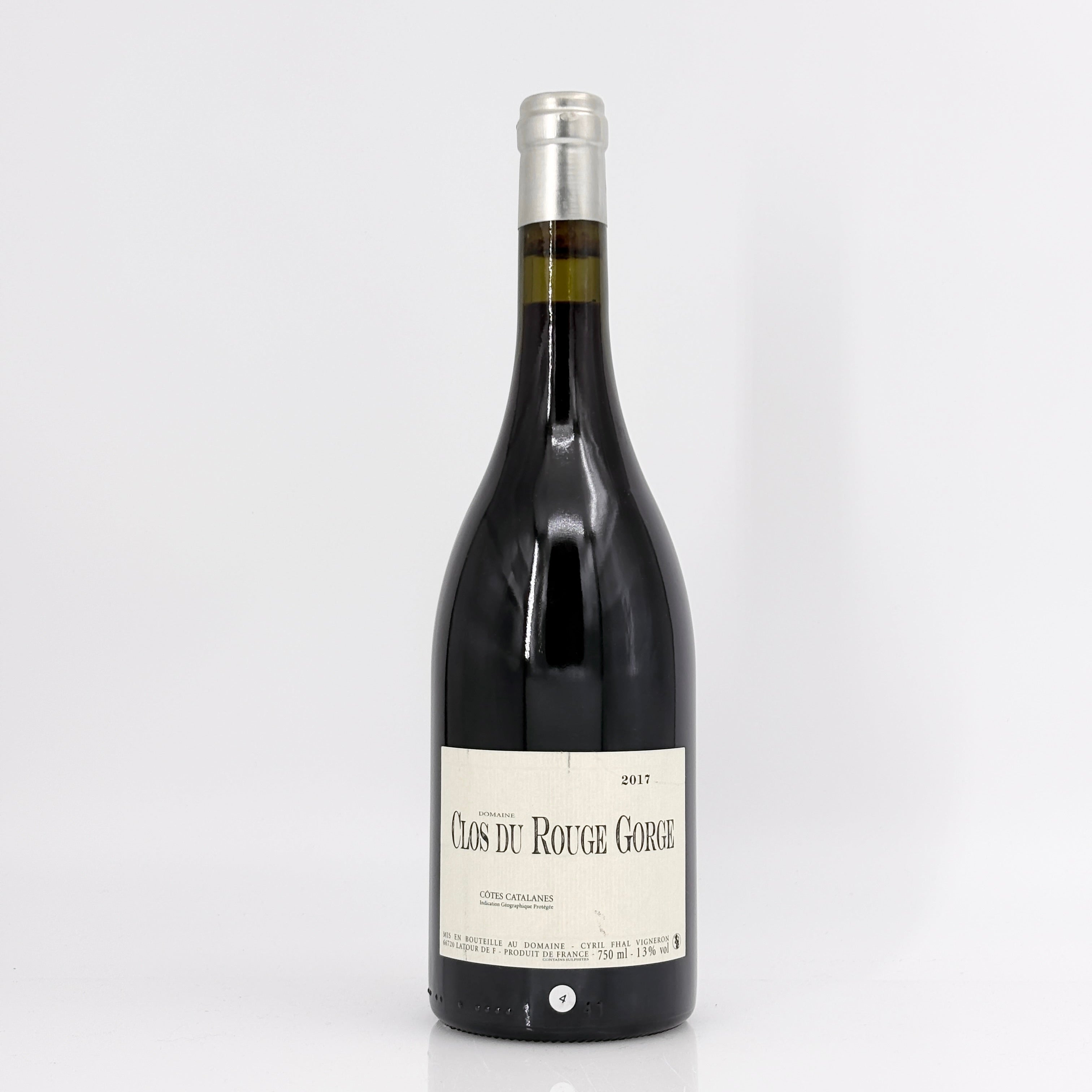 2017 Clos du Rouge Gorge Côtes Catalanes Vieilles Vignes, Vin de France