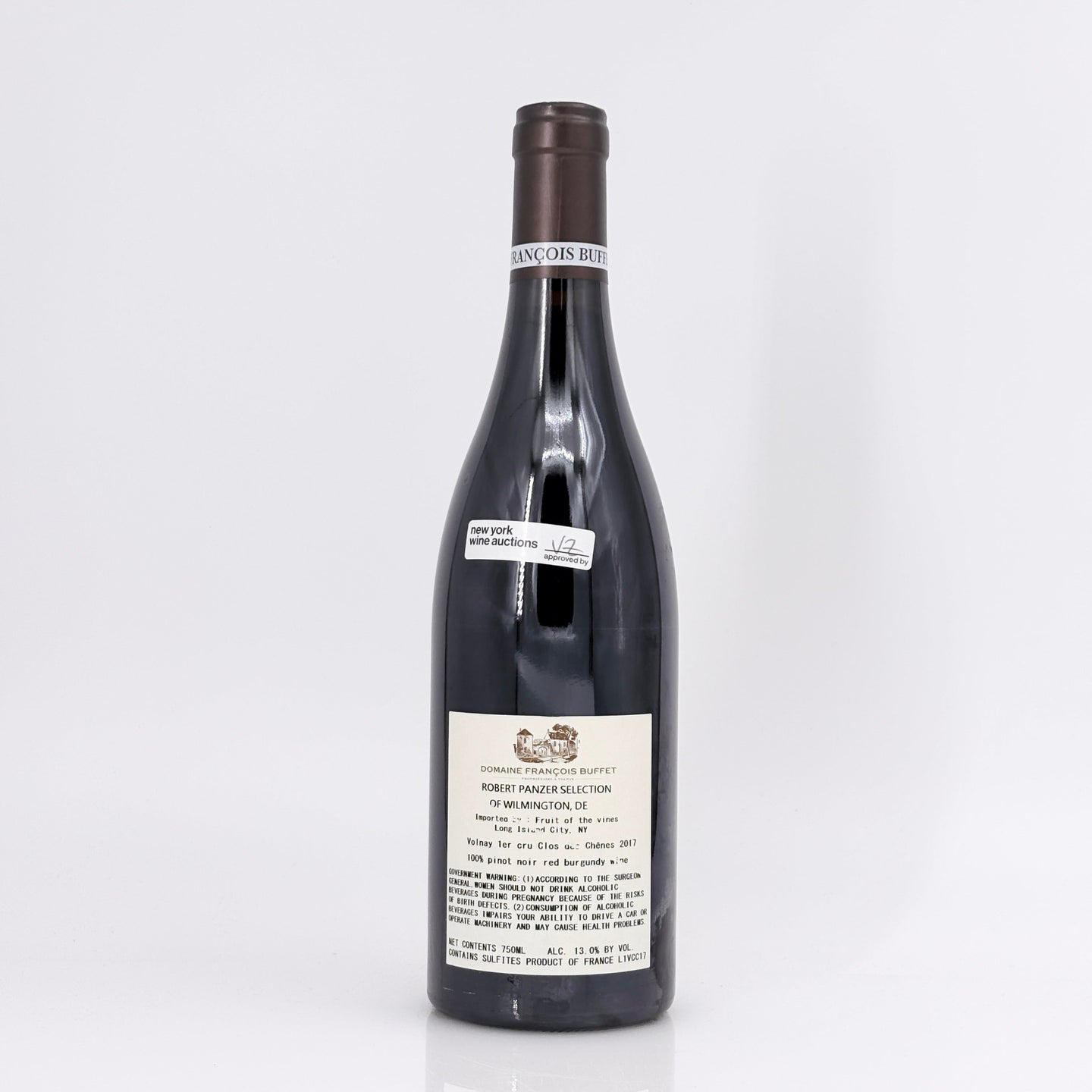 2017 Domaine Francois Buffet 'Clos des Chenes' Volnay Premier Cru, France
