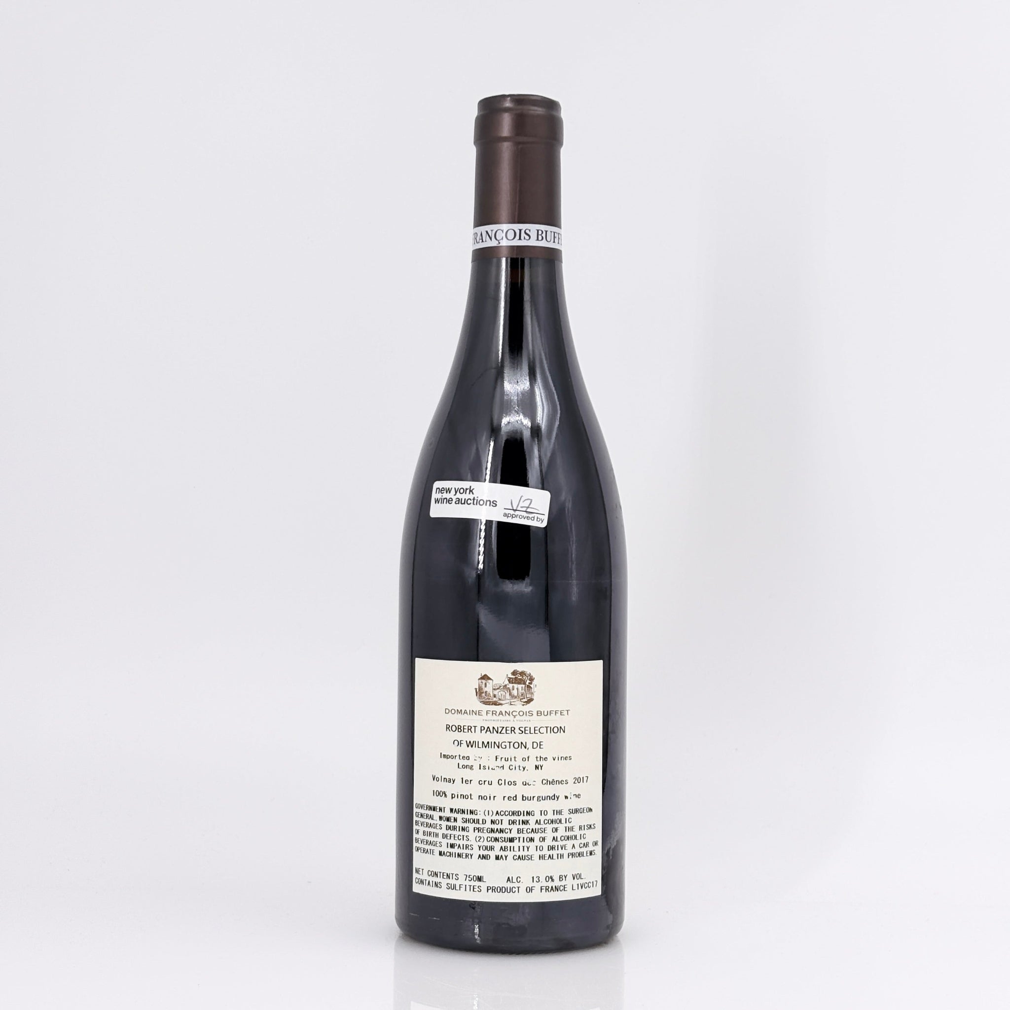 2017 Domaine Francois Buffet 'Clos des Chenes' Volnay Premier Cru, France