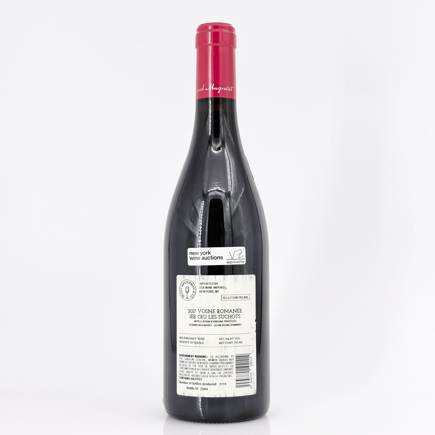 2017 Domaine Gérard Mugneret Vosne-Romanée Premier Cru Les Suchots, Côte de Nuits, France