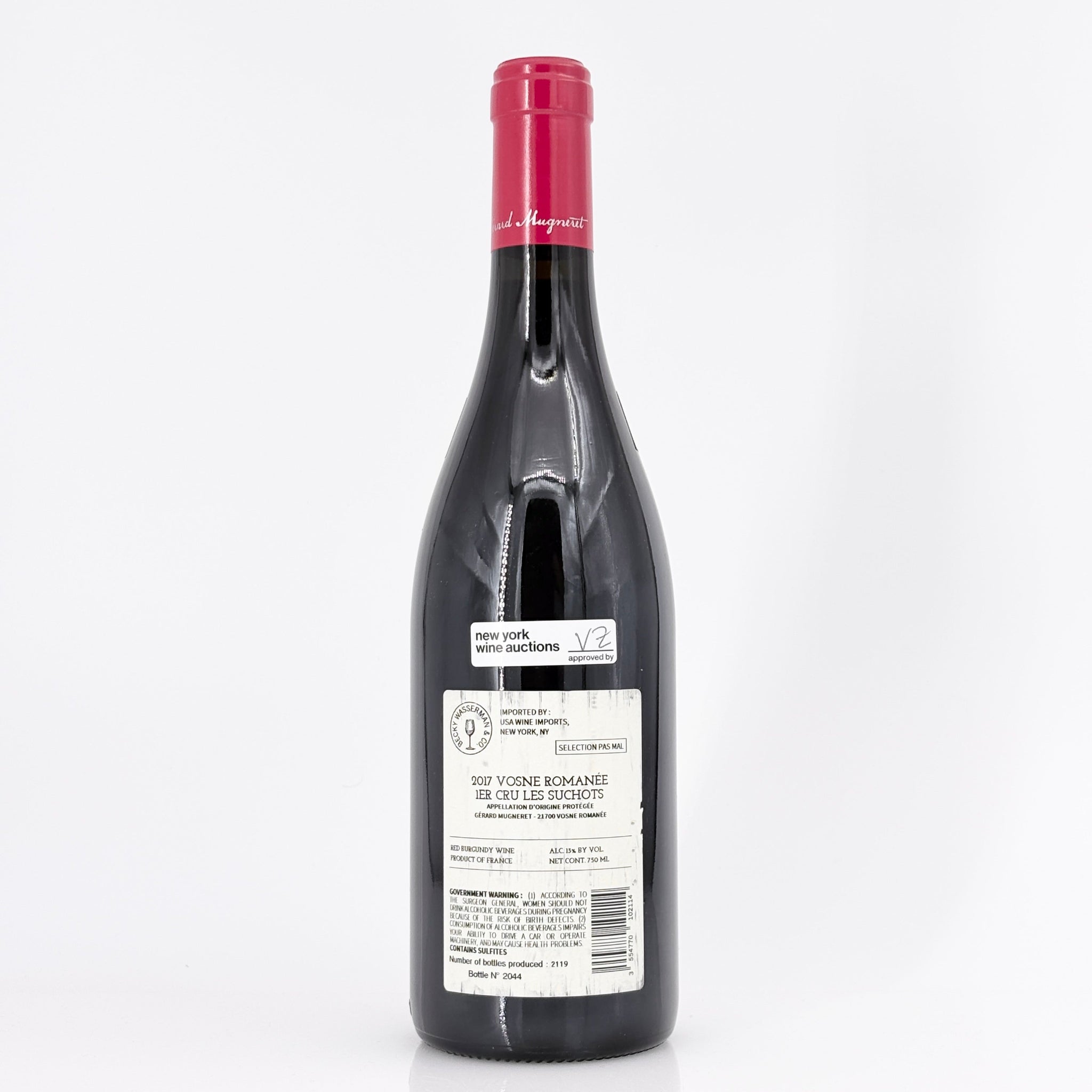 2017 Domaine Gérard Mugneret Vosne-Romanée Premier Cru Les Suchots, Côte de Nuits, France