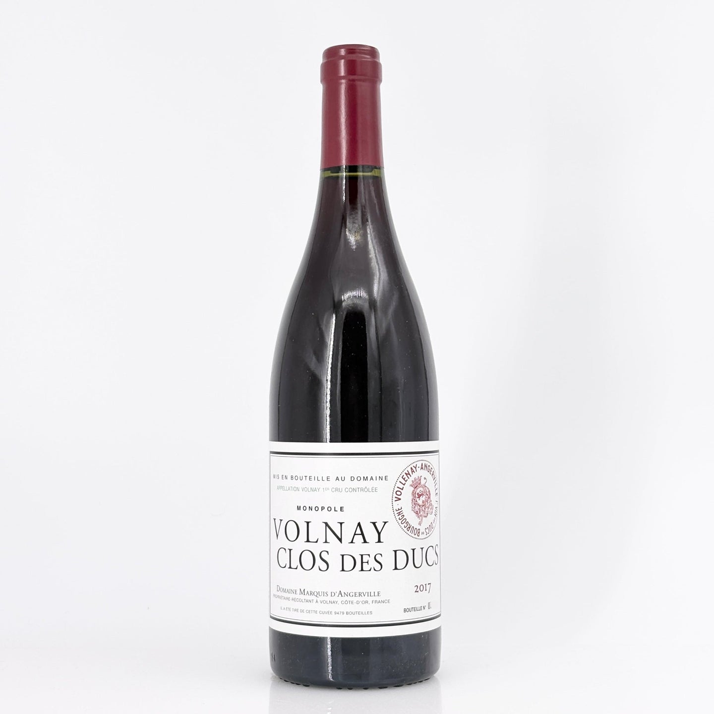 2017 Domaine Marquis d'Angerville Clos des Ducs Volnay Premier Cru, France