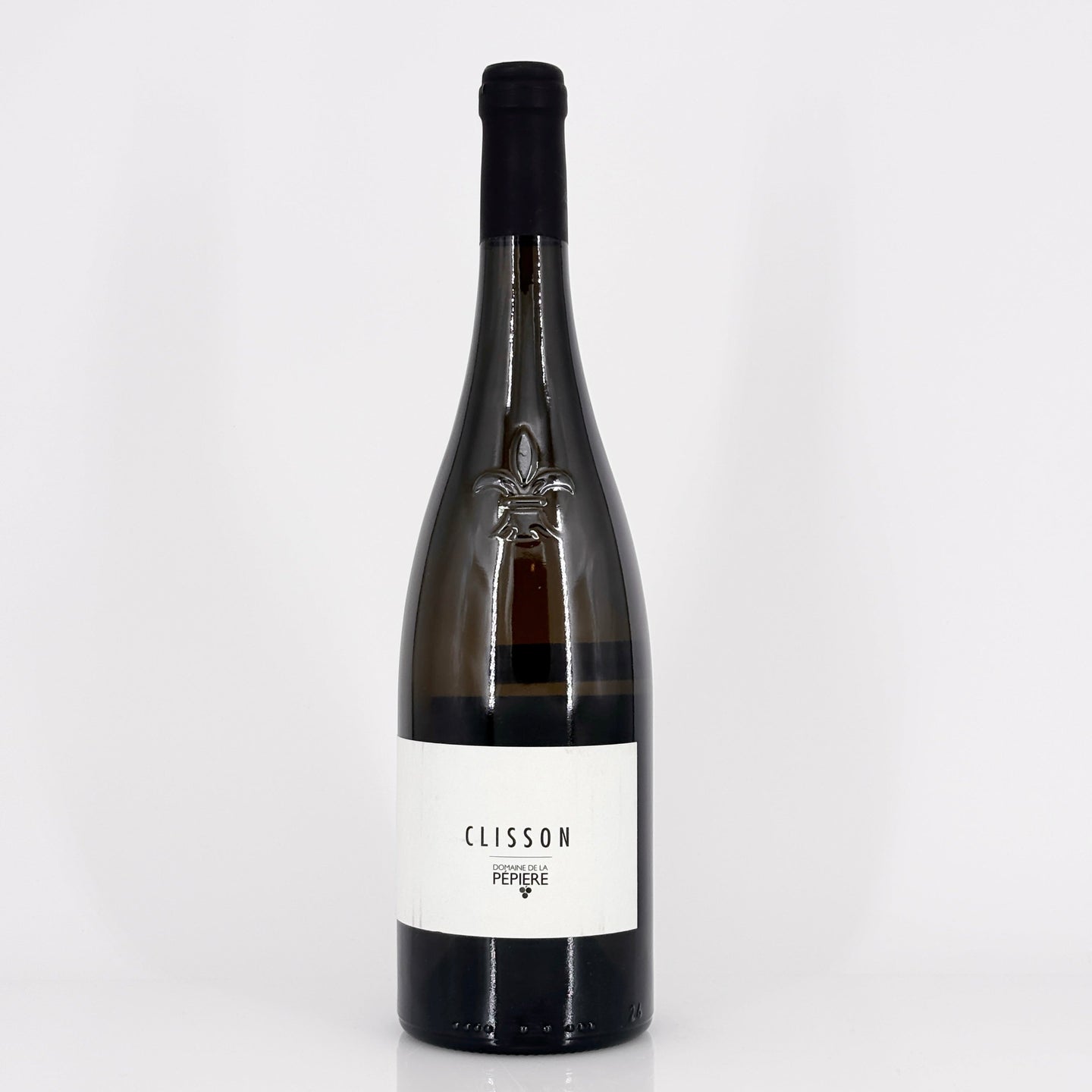 Bottle of wine on a white background