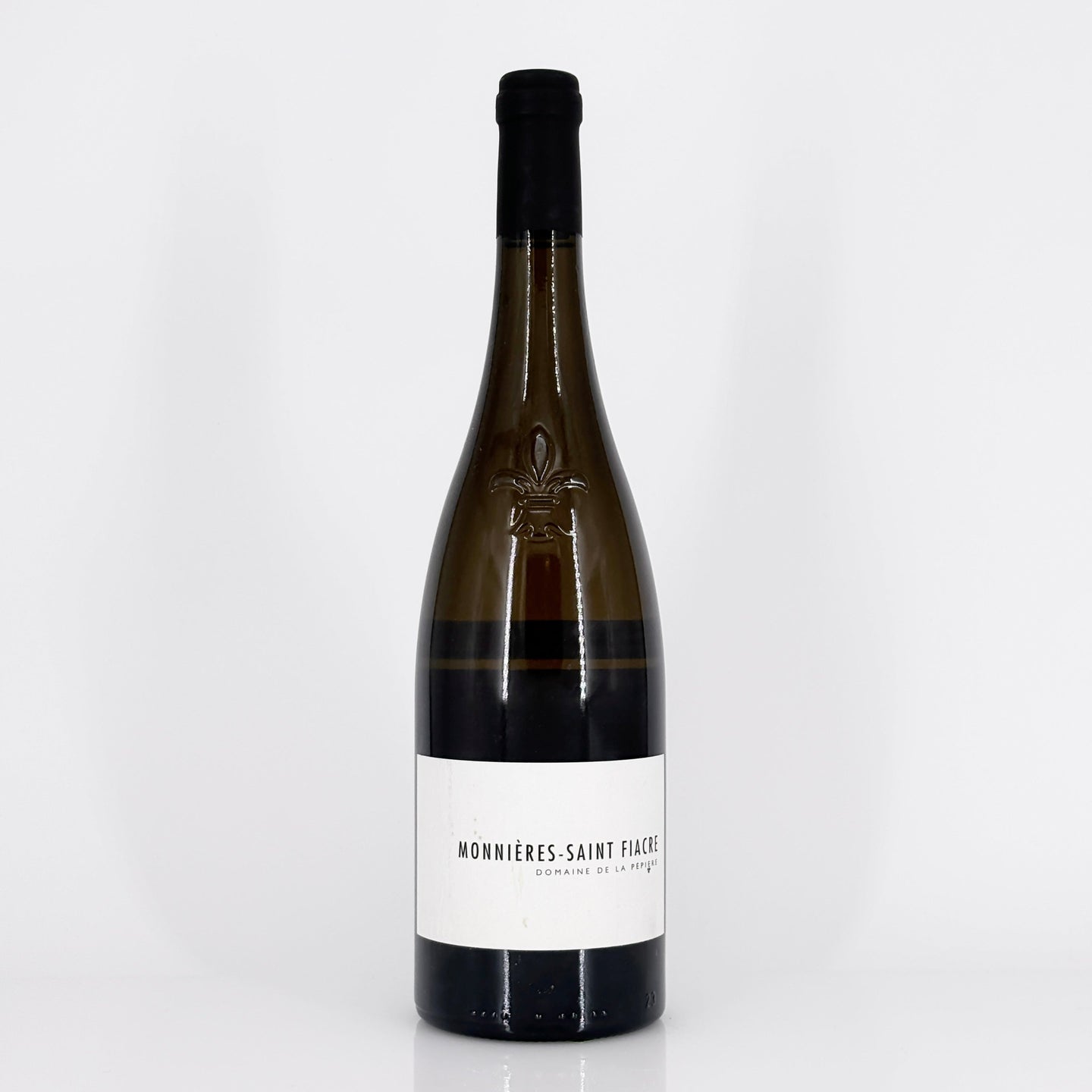 Bottle of wine on a white background