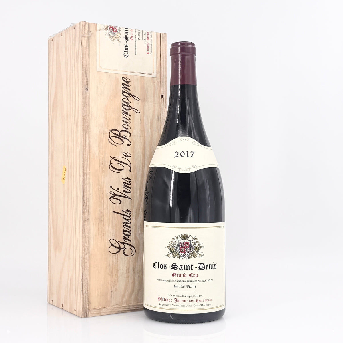 2017 Henri & Philippe Jouan Clos Saint Denis Vieilles Vignes Grand Cru Cote de Nuits, France 1.5L Magnum OWC (Lot 1)