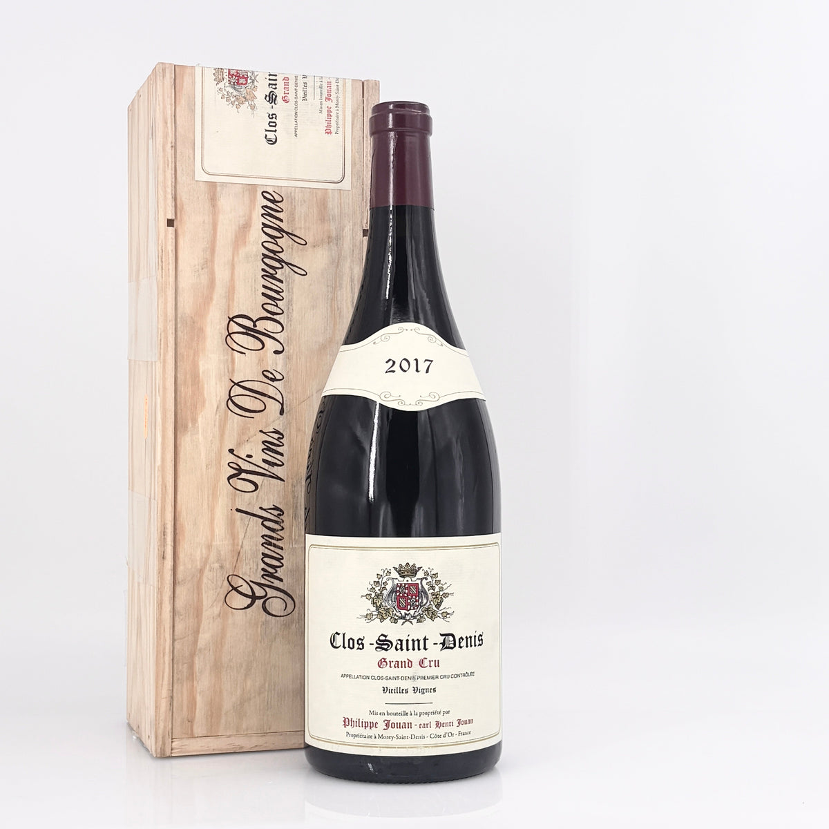 2017 Henri & Philippe Jouan Clos Saint Denis Vieilles Vignes Grand Cru Cote de Nuits, France 1.5L Magnum OWC (Lot 2)