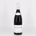 Wine bottle with a visible label on a white background