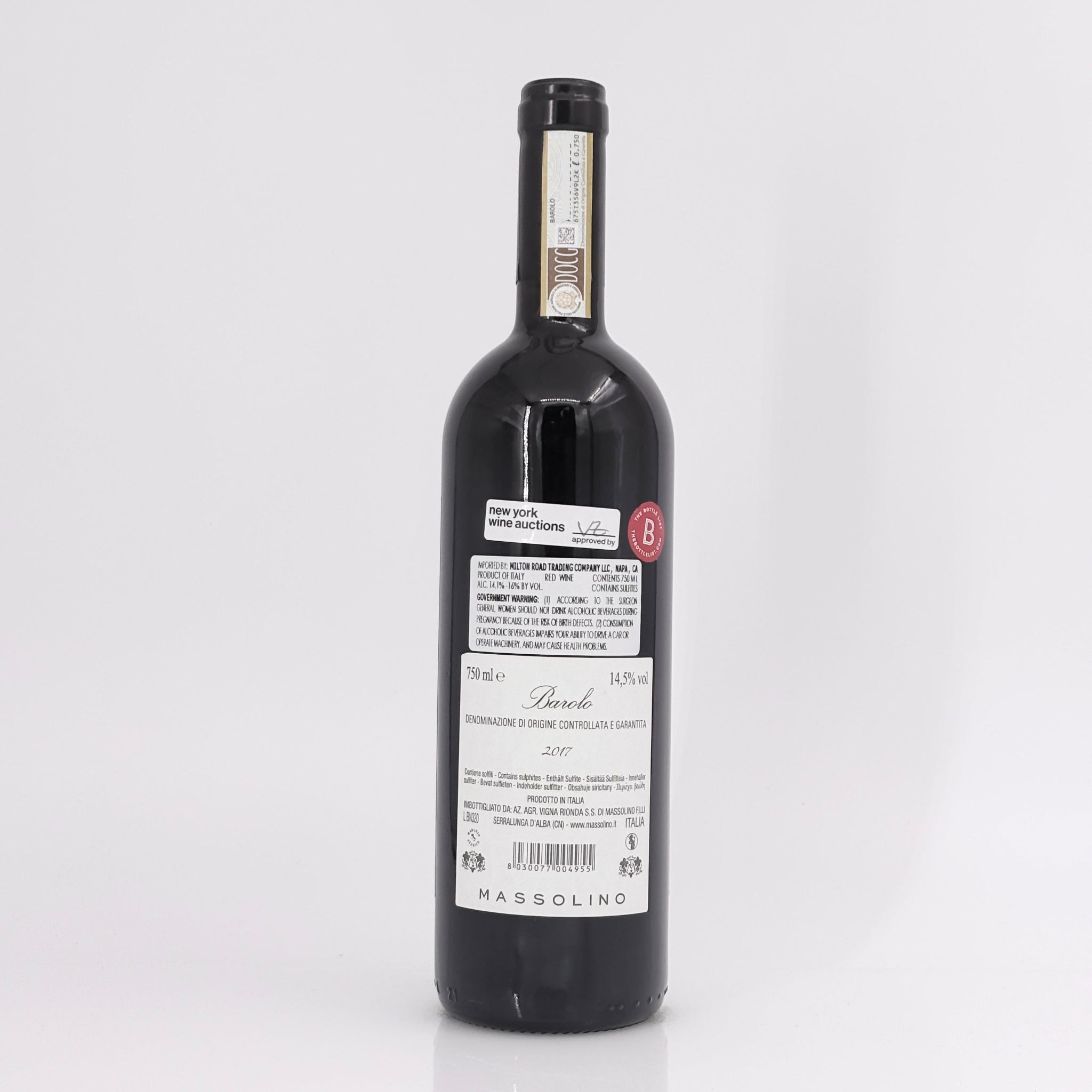 2017 Massolino Barolo DOCG Piedmont, Italy