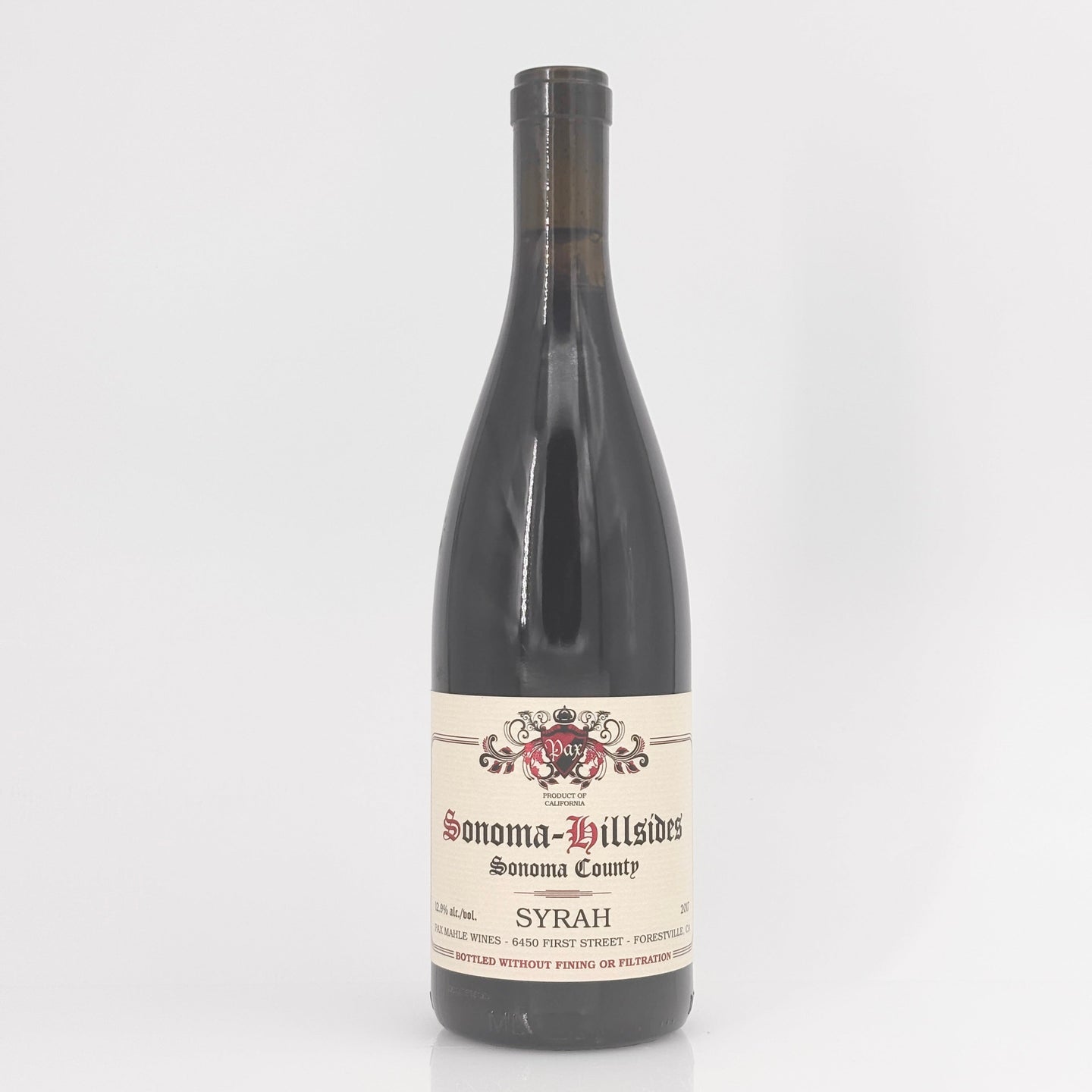 2017 Pax Sonoma Hillsides Syrah Sonoma County, USA