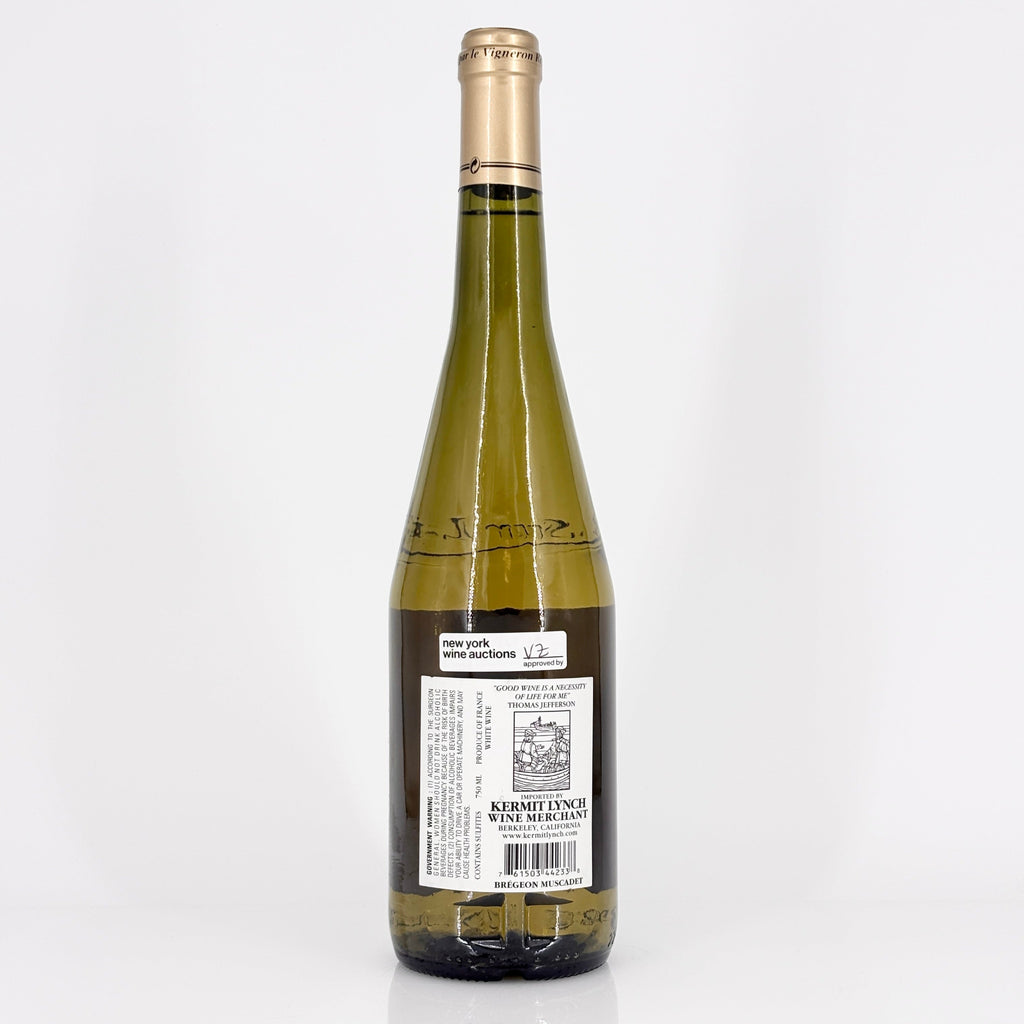 Bottle of wine on a white background