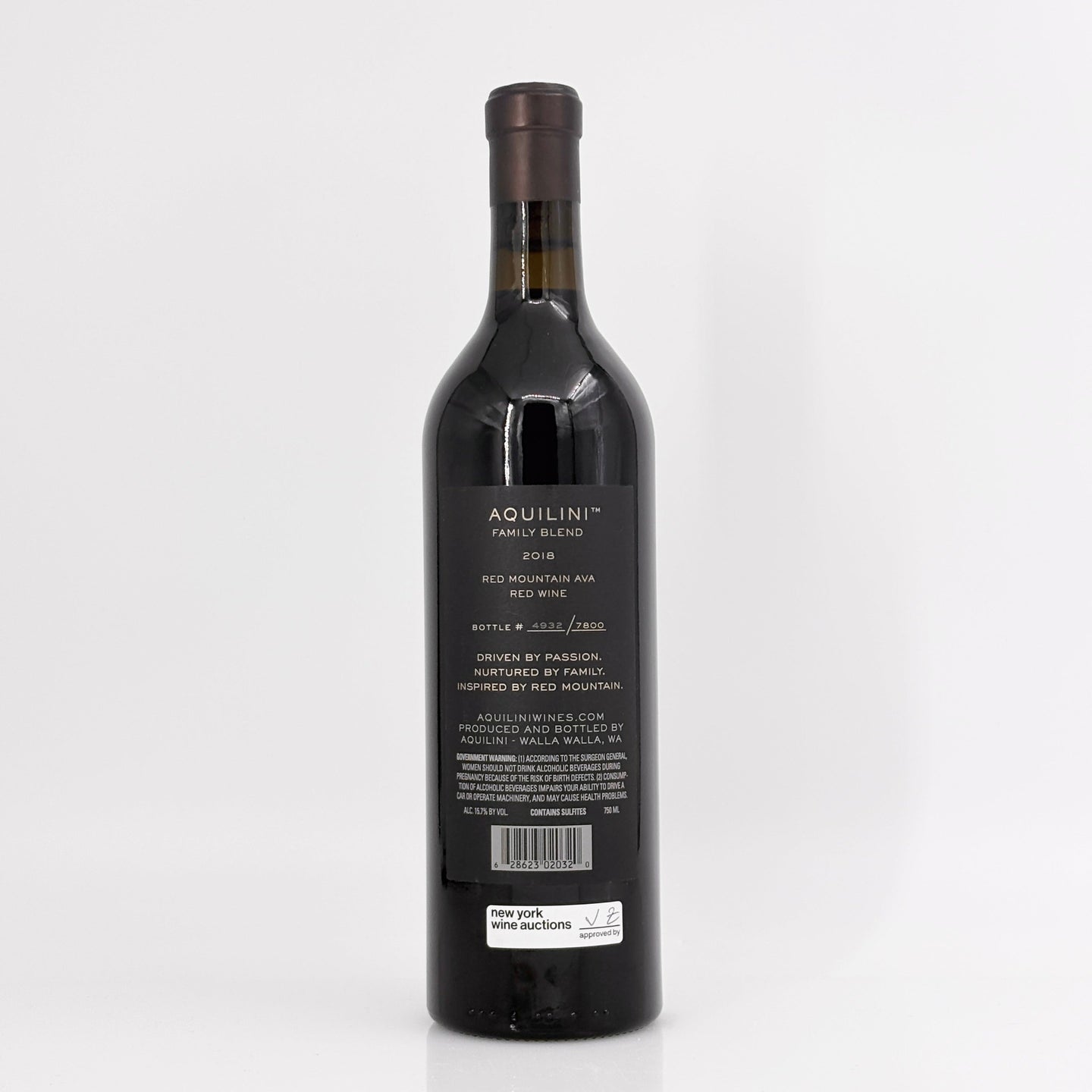 2018 Aquilini Family Blend Red Mountain, USA