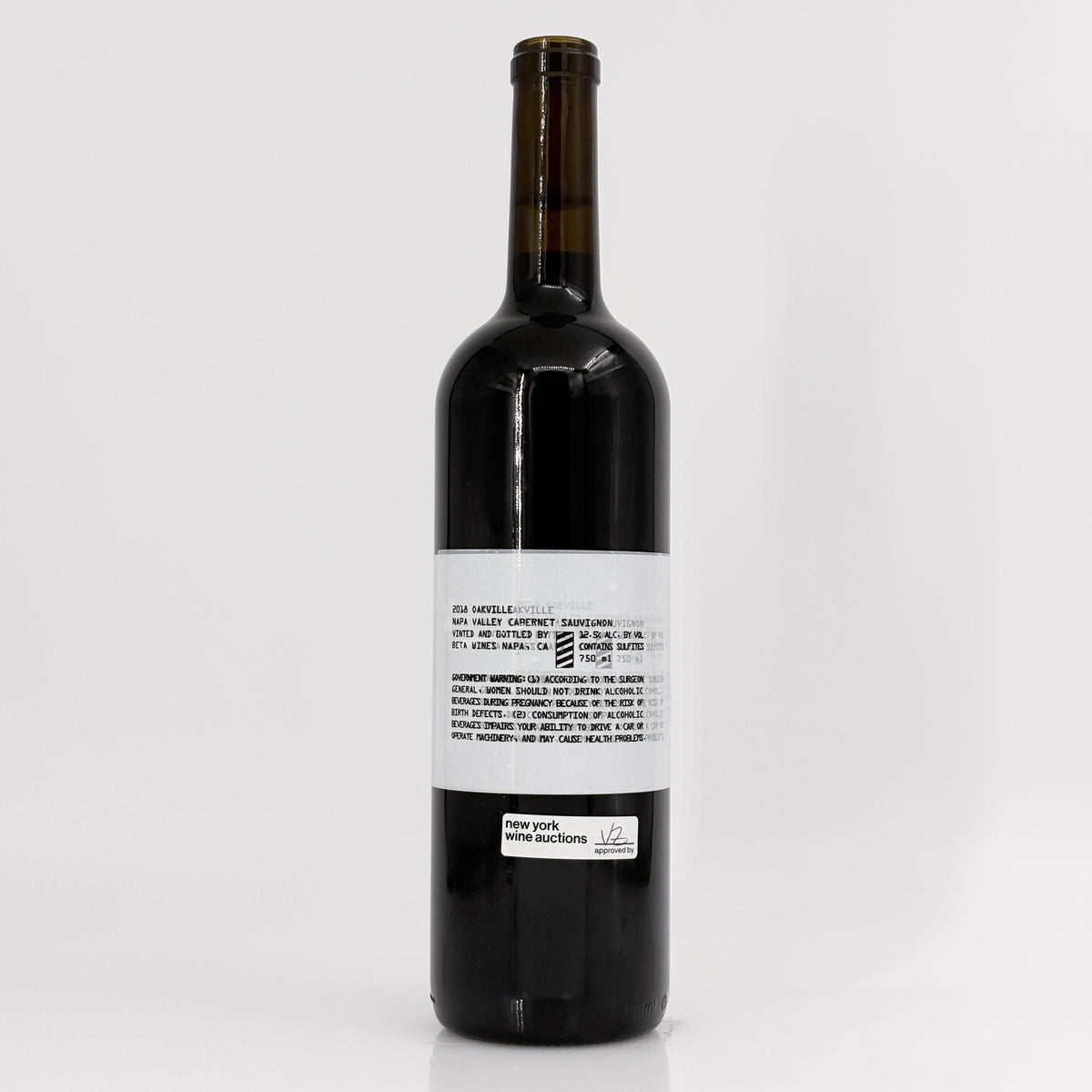 2018 Beta Hamilton Vineyard Cabernet Sauvignon Oakville, USA