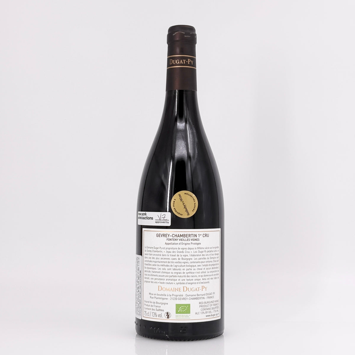 2018 Domaine Dugat-Py Fonteny Gevrey-Chambertin Premier Cru, France (Lot 2)