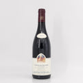 Wine bottle with label on a white background