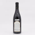 Wine bottle with a label on a white background