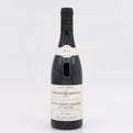 Wine bottle with label on a white background