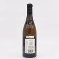 Wine bottle with label on a white background