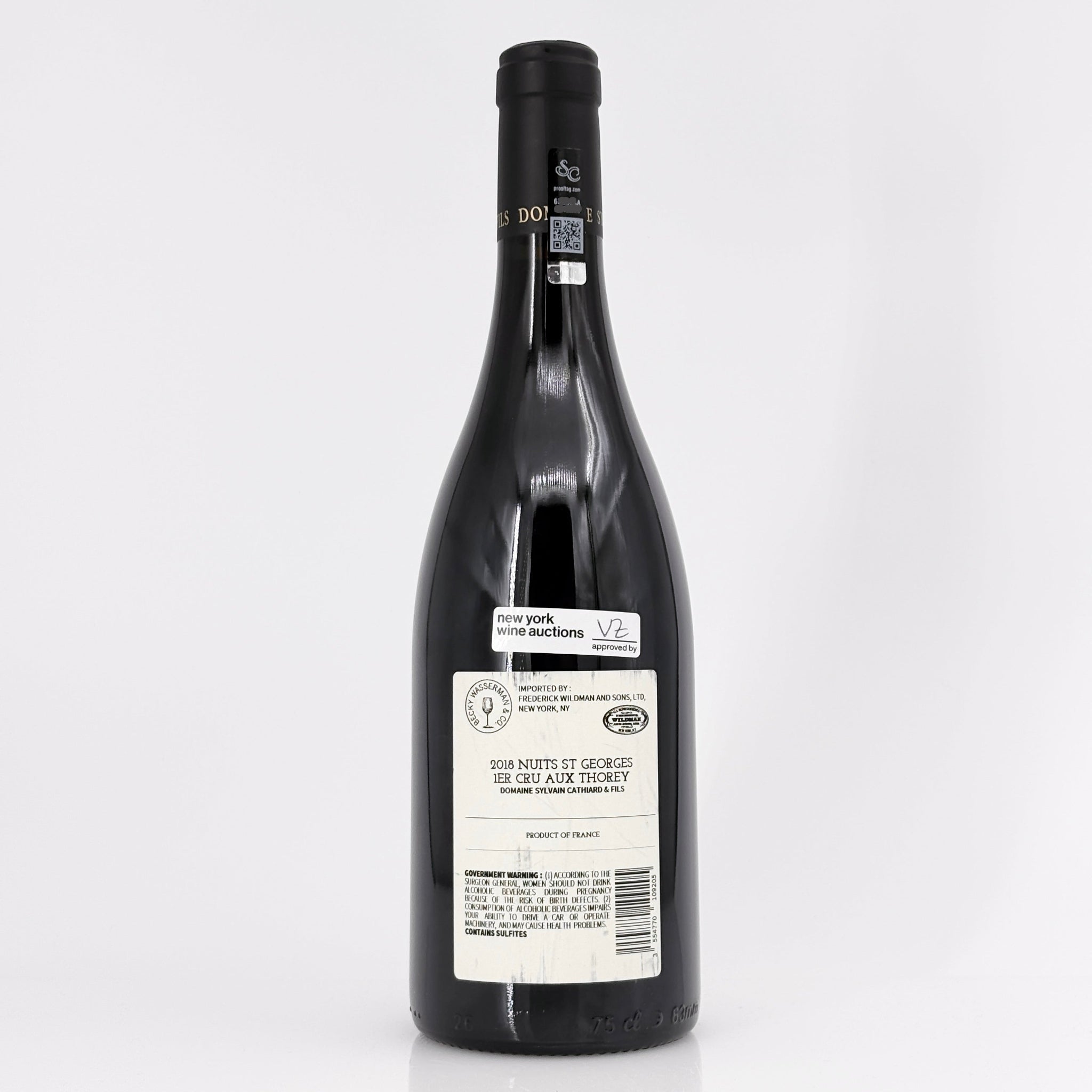 2018 Domaine Sylvain Cathiard Nuits-Saint-Georges Premier Cru Aux Thorey, Côte de Nuits, France