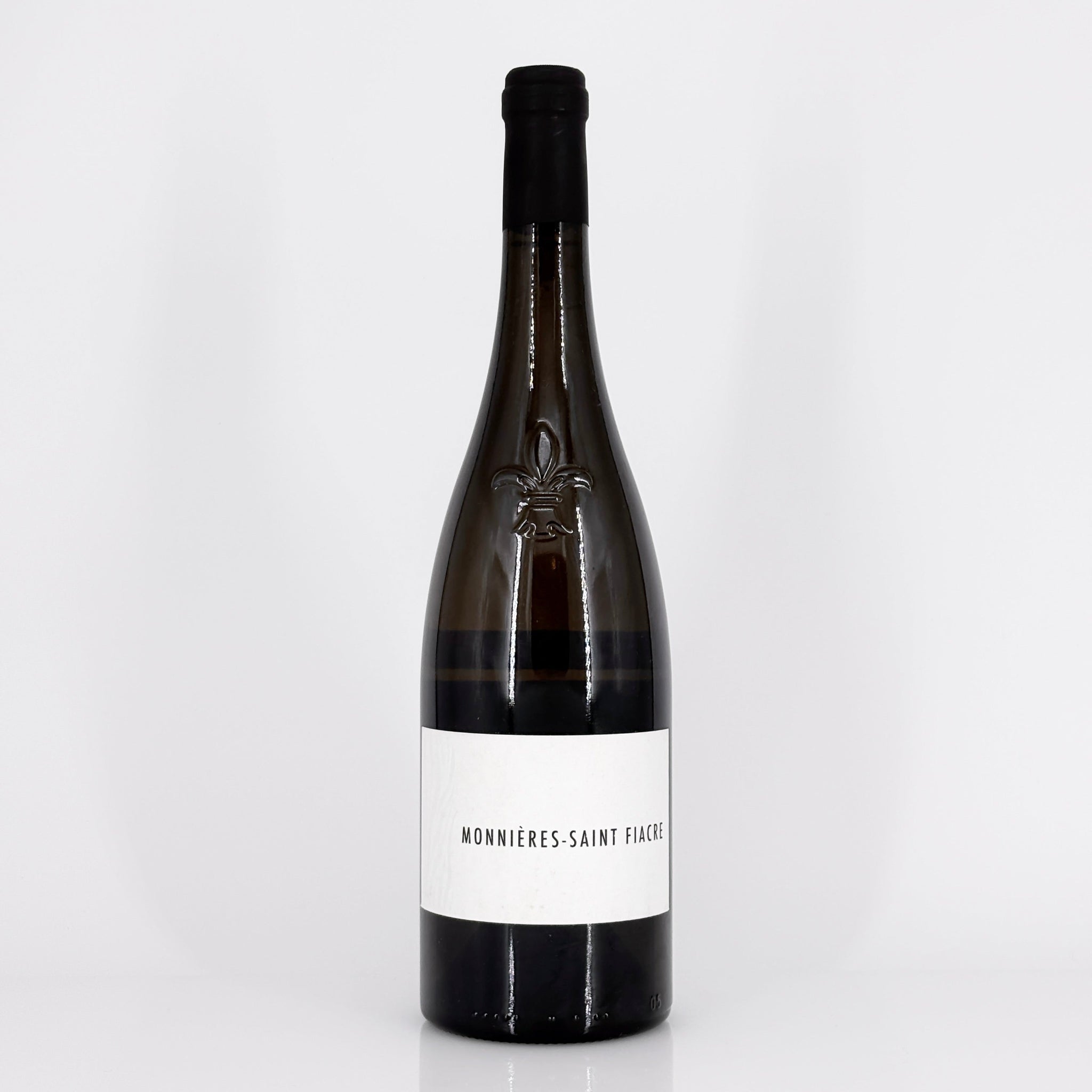 Bottle of wine on a white background