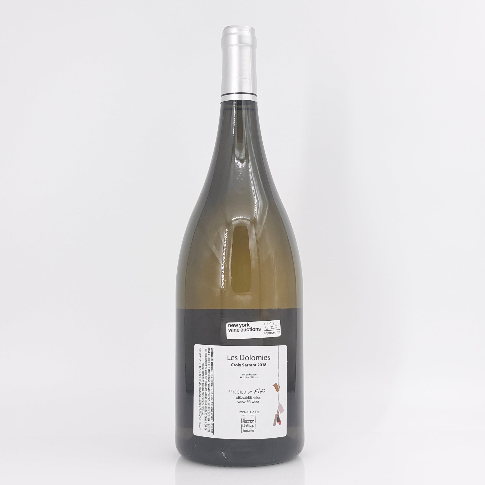 2018 Les Dolomies Cotes du Jura 'Croix Sarrant' Savagnin, France 1.5L Magnum