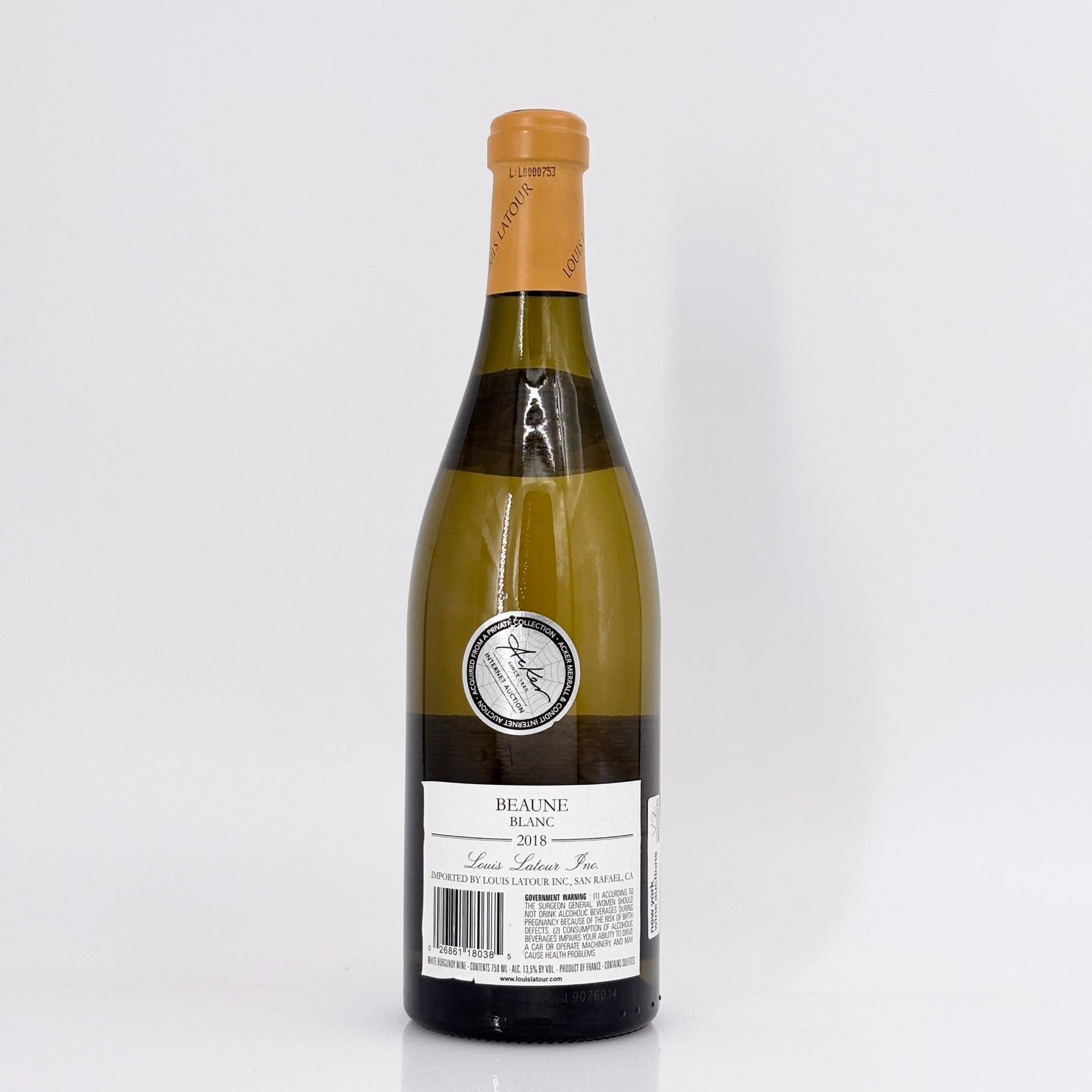 2018 Maison Louis Latour Beaune Blanc, Côte de Beaune, Burgundy, France