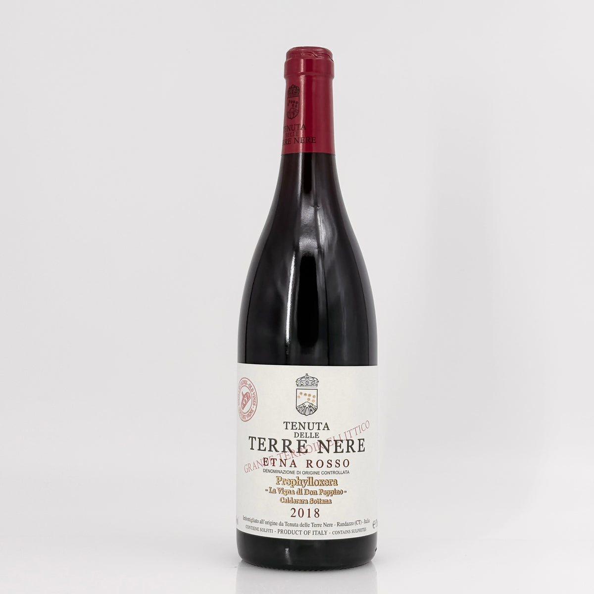 2018 Tenuta delle Terre Nere Prephylloxera 'La Vigna di Don Peppino' Calderara Sottana Rosso Etna Sicily, Italy