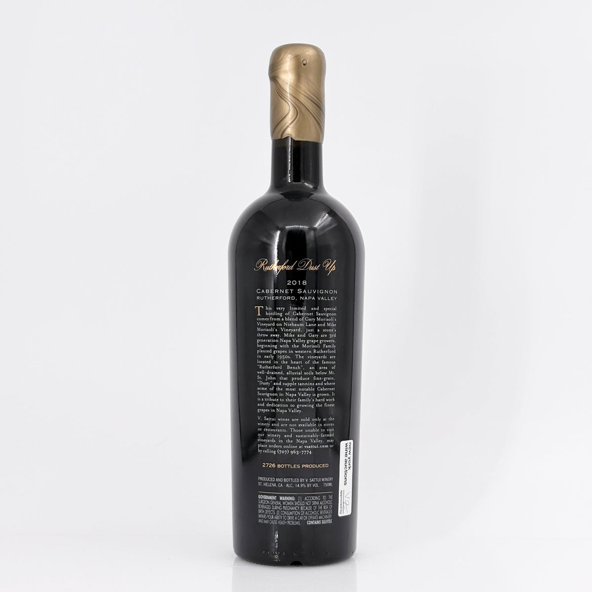 2018 V. Sattui Rutherford Dust-Up Cabernet Sauvignon Napa Valley, USA