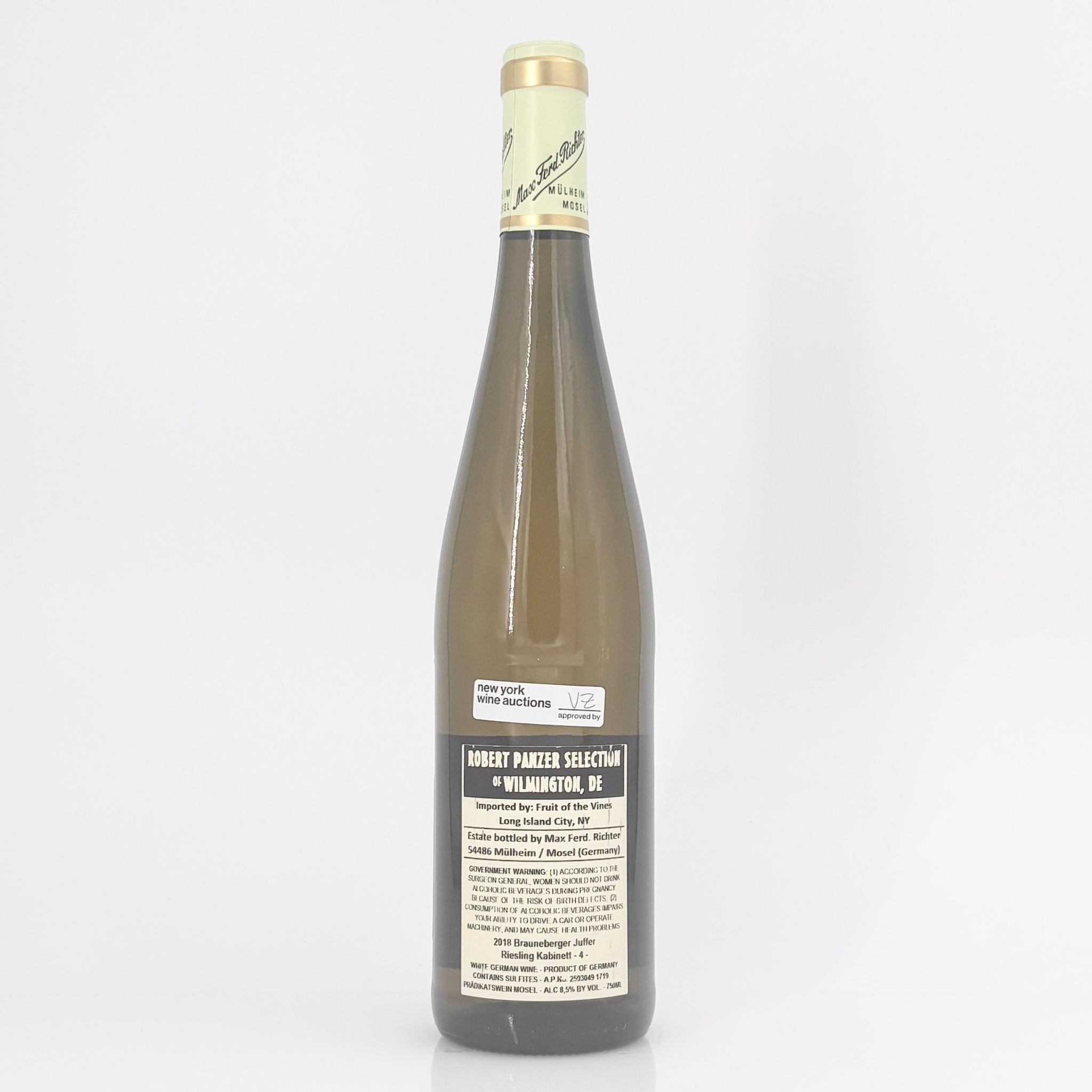 2018 Weingut Max Ferd. Richter Brauneberger Juffer Riesling Kabinett Fass 4, Mosel, Germany