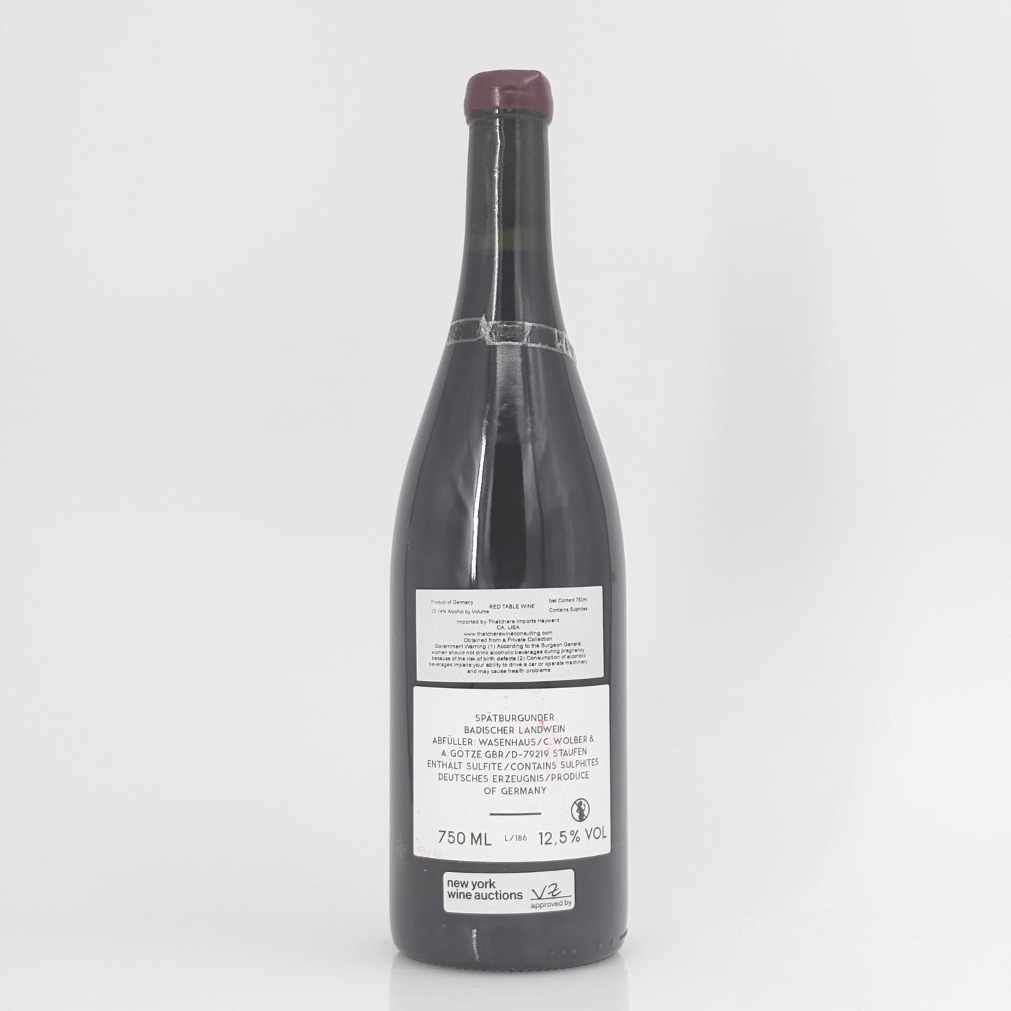 2018 Weingut Wasenhaus Spatburgunder Mohlin Baden, Germany