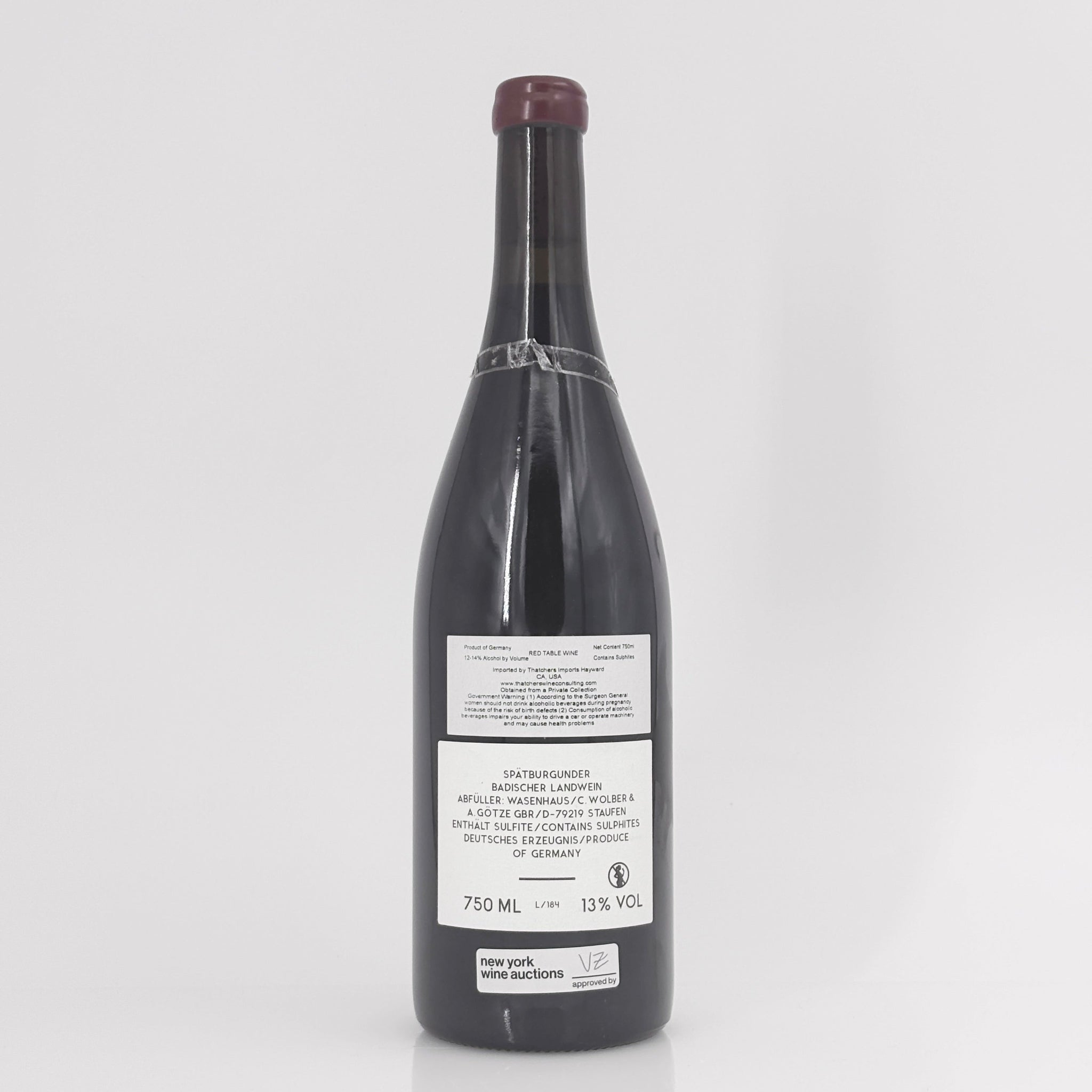 2018 Weingut Wasenhaus 'Bellen' Spatburgunder Baden, Germany