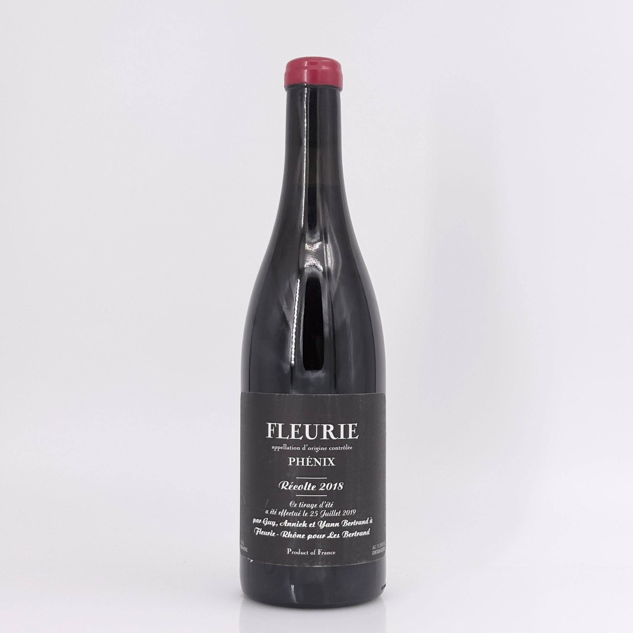2018 Yann Bertrand Fleurie 'Phenix', Beaujolais, France