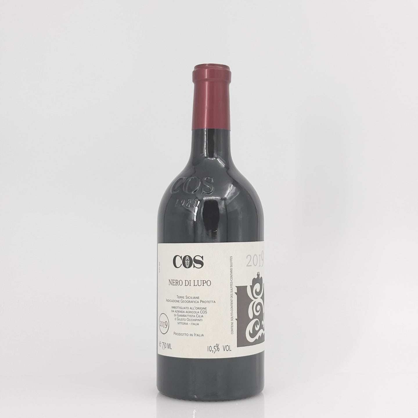 2019 Azienda Agricola Cos 'Nero di Lupo' Nero d'Avola Sicilia IGT, Sicily, Italy