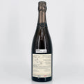 Wine bottle with a label on a white background