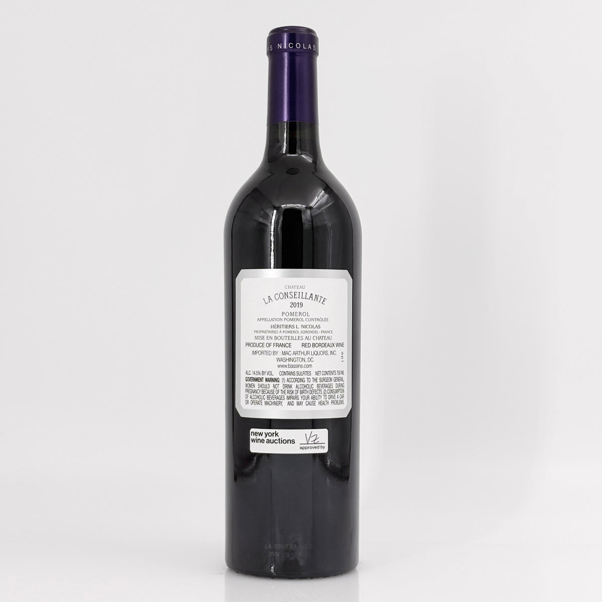 2019 Chateau La Conseillante Pomerol, France