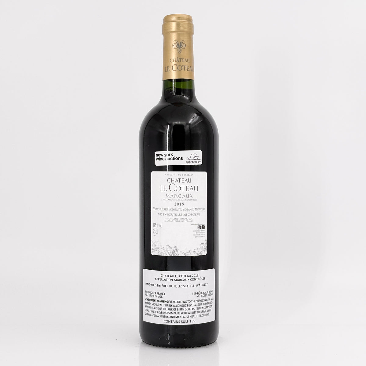 2019 Chateau Le Coteau Margaux, France