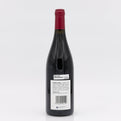 Wine bottle with a visible label on a white background