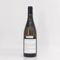 Wine bottle with a label on a white background