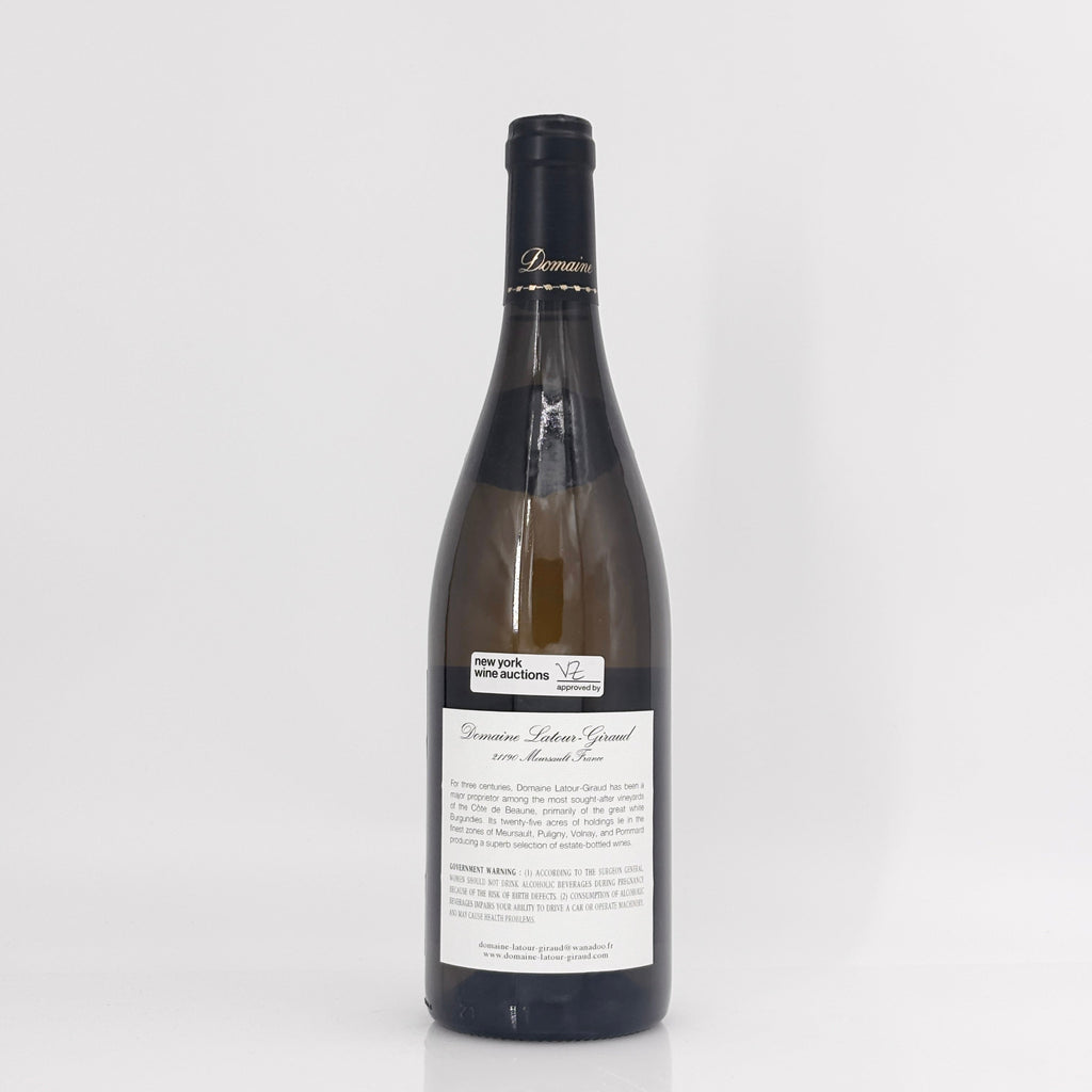 Wine bottle with a label on a white background