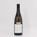 Wine bottle with a label on a white background