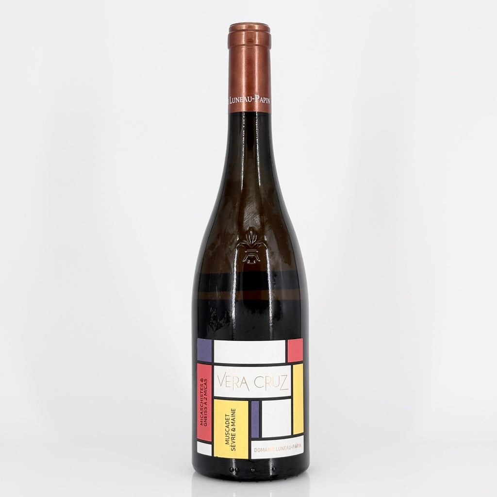 Bottle of wine on a white background
