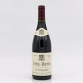 Côte-Rôté wine bottle with label on a white background
