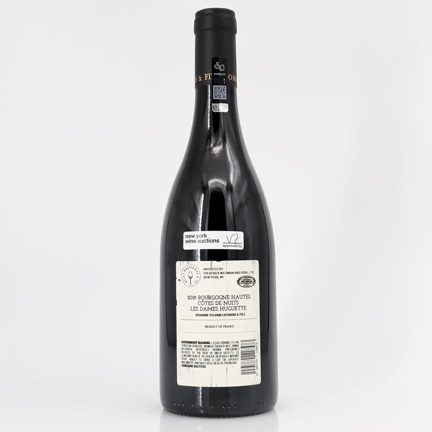 2019 Domaine Sylvain Cathiard Bourgogne Hautes-Côtes de Nuits  'Les Dames Huguettes', Burgundy, France