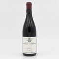 Wine bottle with label on a white background