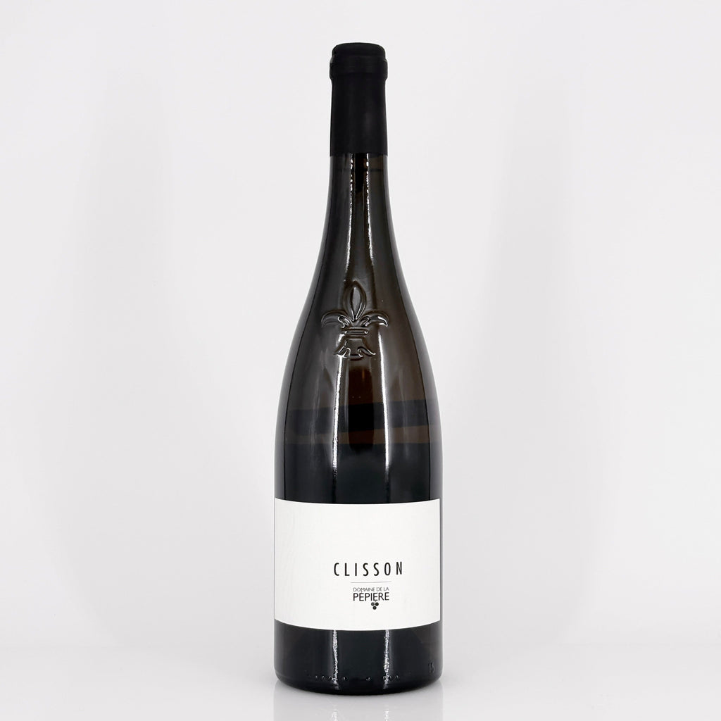 Bottle of wine on a white background