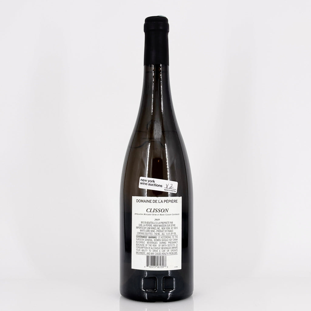 Bottle of wine on a white background