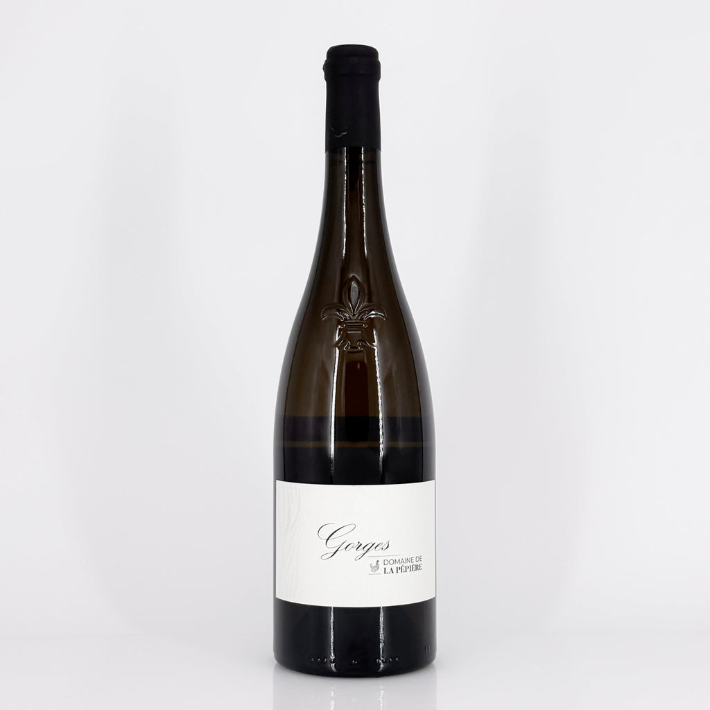 Bottle of wine on a white background