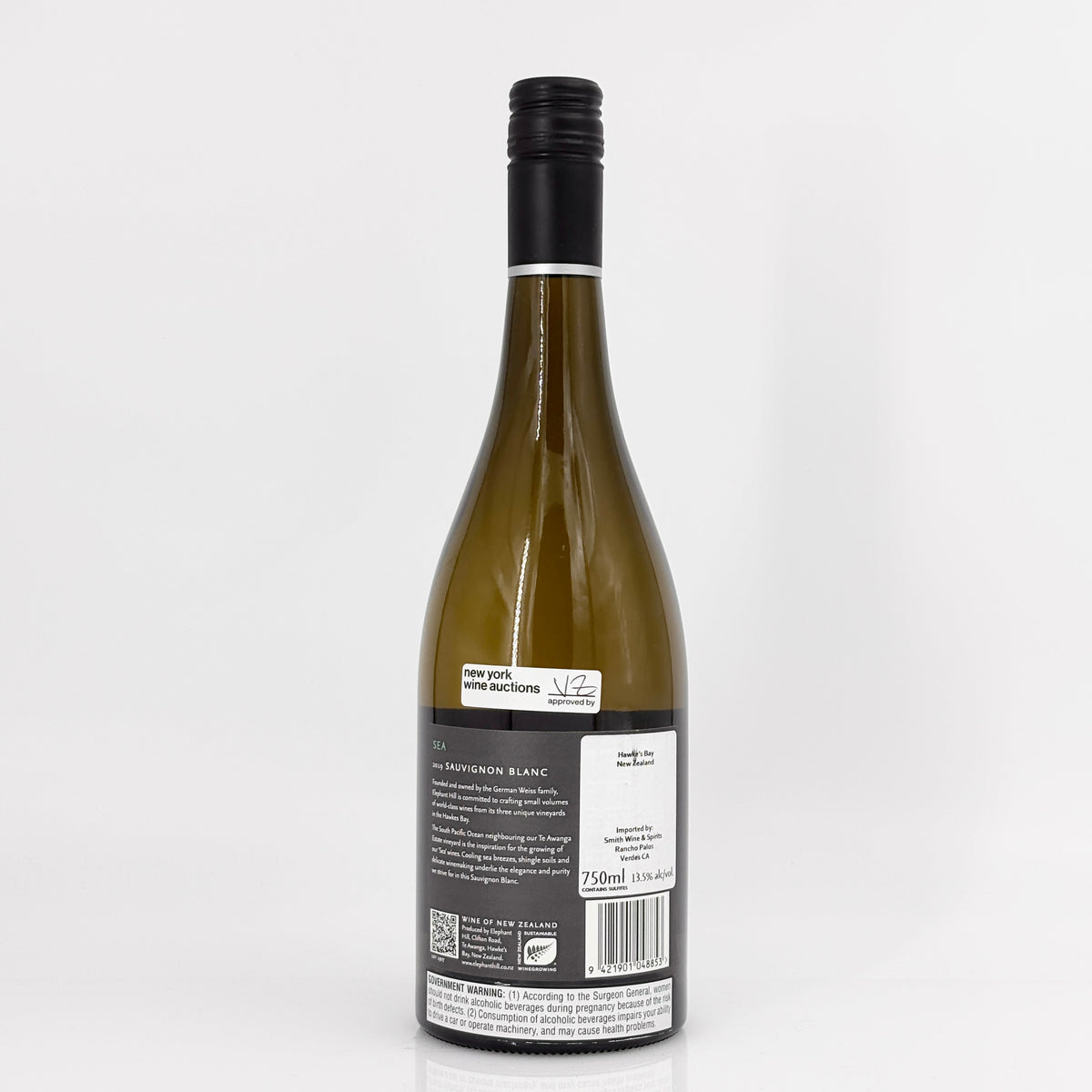 2019 Elephant Hill 'Sea' Sauvignon Blanc, Hawke's Bay, New Zealand