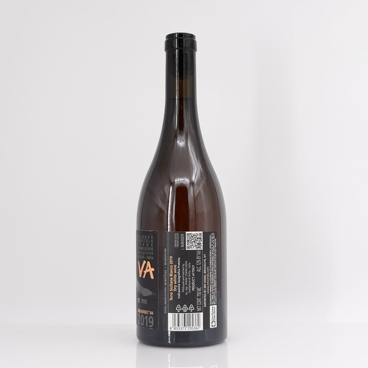 2019 Frank Cornelissen 'Munjebel VA' Terre Siciliane Bianco IGT, Sicily, Italy