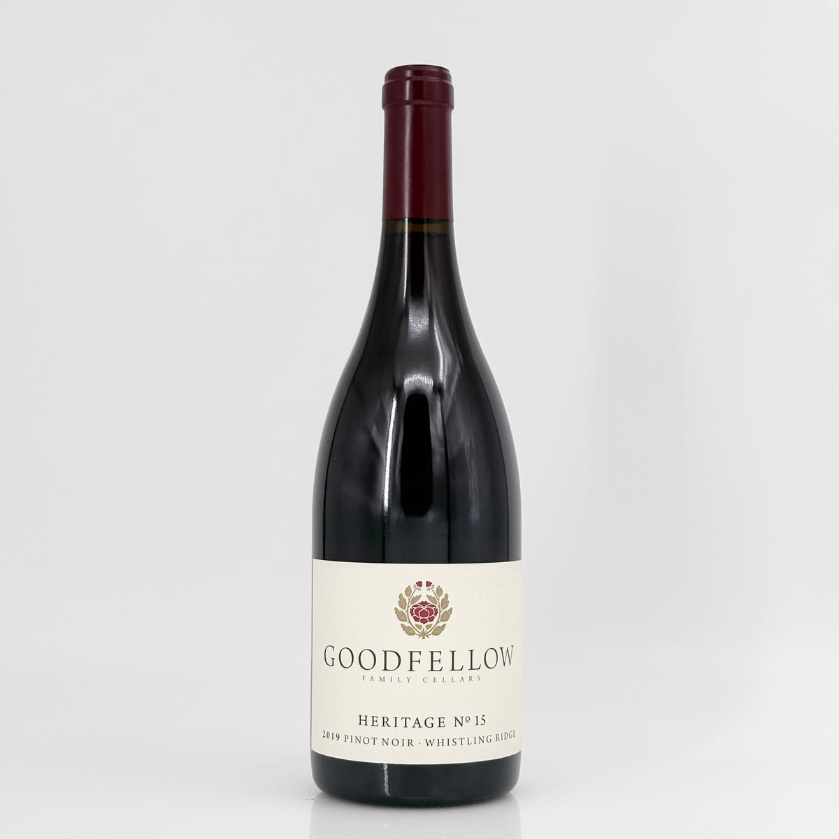 2019 Goodfellow Family Cellars Pinot Noir Heritage No. 15 Whistling Ridge Vineyard Willamette Valley, USA