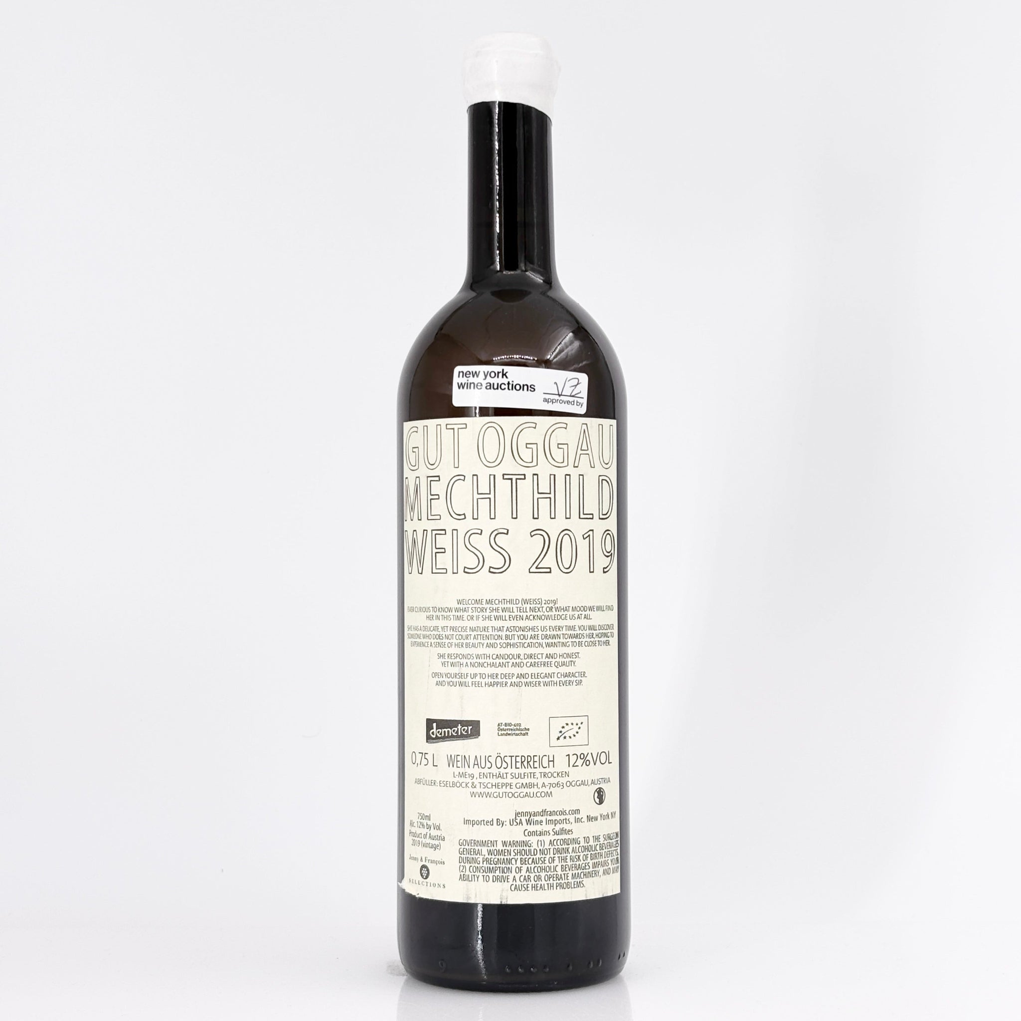 2019 Gut Oggau Mechthild Weiss, Burgenland, Austria